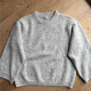 Toteme Women’s Grey Alpaca Blend Sweater sz S